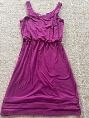 Maurices Fuchsia Sleeveless Midi Dress